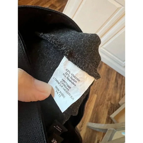 J. Crew Pixie Pants Charcoal Gray 4 - Picture 8 of 8